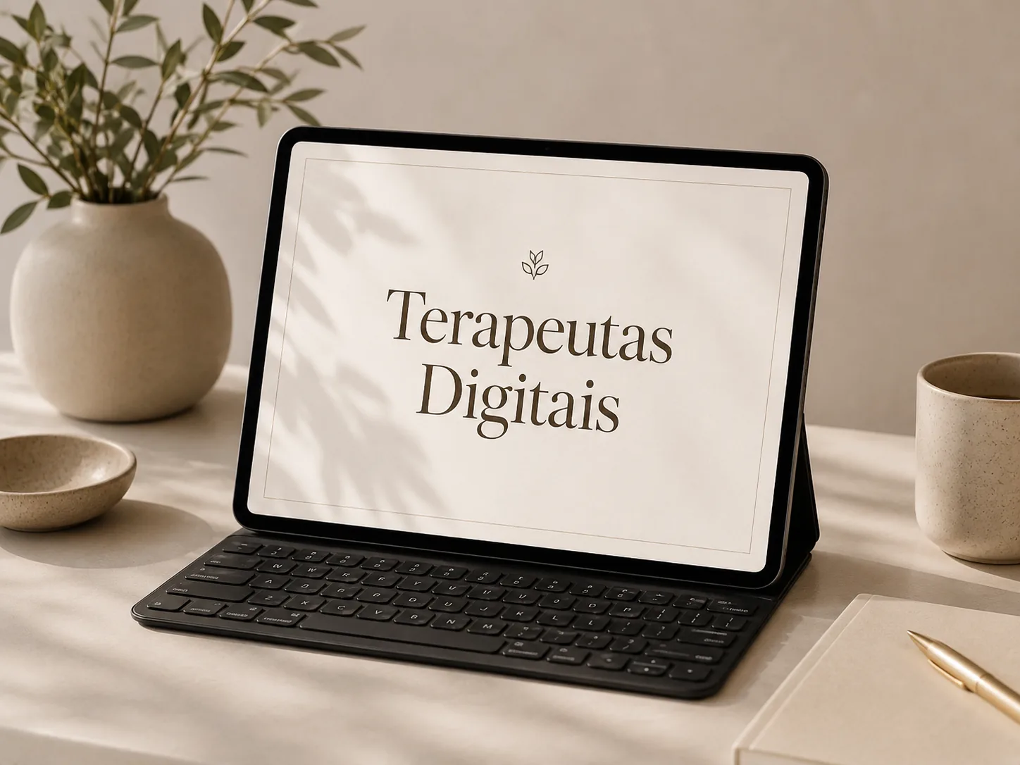 Mockup da Plataforma Terapeutas Digitais